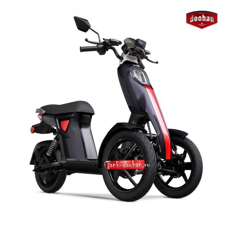 Электрический скутер Doohan iTango Classic 1000W Черный Электрический скутер Doohan iTango Classic 1000W Черный